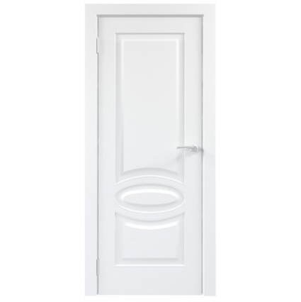 Дверь межкомнатная Эмаль Перфето-3 Белый (Глубокая фрезеровка)